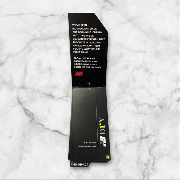 New Balance Power X Black Sports Bra Size M (D-DD) High Impact Bra NWT - Picture 10 of 16